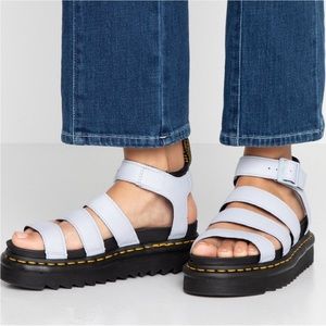 Dr. Martens Blaire Blue Sandals